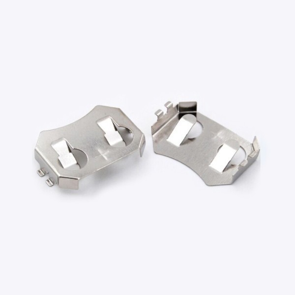 Hot Sale SMT Battery Holder for Cr2032, Nickel Plated CR2032 Battery Clips for Keystone 3034 Alternative