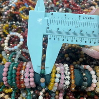 Cuentas de 3mm Precio al por mayor Anillos de amatista Anillos ajustables de dedo elástico para regalo