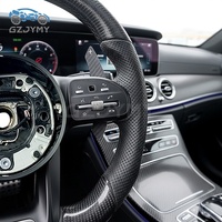 Volant en cuir et fibre de carbone pour Mercedes-Benz C GLC GLE W205 W213 W222 X253 W166 W167 GLE300 GLE350 GLE400 Sport Upgrade
