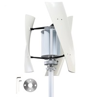Breeze Start Archimedes 1kw-4kw Générateur d'éolienne verticale 48v 220v Grille Home Set pour l'énergie éolienne domestique