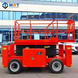 Plataforma de Trabajo Aérea Eléctrica Hidráulica Nueva de China, Elevador de Tijera Móvil de 6m 7m 8m para Hoteles y Restaurantes, Motor de Bajo Precio - Product Image 2