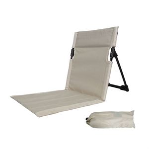 Chaise de camping pliable légère et portable avec dossier, pour pique-nique, loisirs, extérieur, plage, piscine, chaise longue de plage - Product Image 1