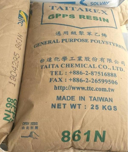 Granules de résine GPPS en plastique de haute qualité Matière première plastique GPPS 861N Transparent utilisé pour l'application domestique - Product Image 4