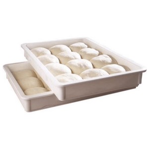 XL Stackable Plastic Bakery Pizza Dough Trays Bread Case Transport Fermentation Dough Proofing <strong>Box</strong> with Lid <strong>Storage</strong> Container - Product Image 1
