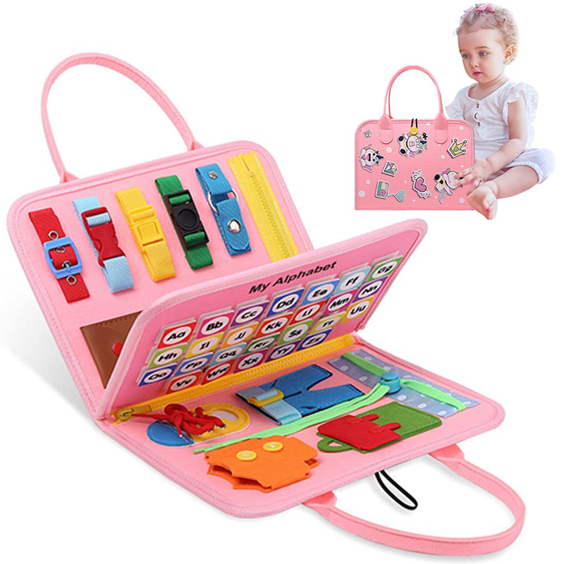 2022 Новые поступления обучающие игрушки для детей Обучающие игрушки развивающая занятая доска войлочная занятая доска Монтессори занятая доска для детей