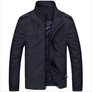 Commercio all'ingrosso nuova primavera autunno <span class=keywords><strong>uomo</strong></span> Casual giacca cappotto <span class=keywords><strong>moda</strong></span> <span class=keywords><strong>uomo</strong></span> lavato 100% puro cotone abbigliamento giacche cappotti maschili - Product Image 3