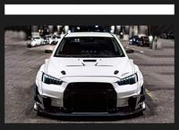 Bloc optique avant à LED pour Mitsubishi Lancer EVO EX 2008-2017, style Audi, projecteur DRL
