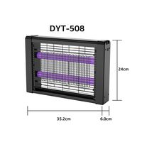 Pour Dayoung Rechargeable Bug Zapper intérieur mural choc électrique UV moustique tueur lampe ABS matériel ravageur insecte tueur L