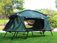 Tente tout-terrain double couche imperméable, prix d'usine, lit de couchage, tentes de camping, équipement d'extérieur