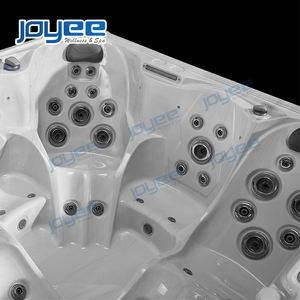 JOYEE-bañera de hidromasaje para adultos, balboa cuadrado grande de madera, bañera de hidromasaje para exteriores, 6 personas - Product Image 2