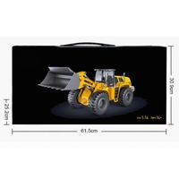 Huina 1583 2,4 GHz 1:14 Metall RC Planierraupe Kinder Ferngesteuertes Legierungs-Lkw-Spielzeug