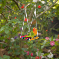 Petits accessoires de cage à oiseaux jouets de perroquet de vente chaude transfrontalière balançoire à oiseaux escaliers pont suspendu mouvement interactif