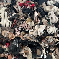 Sandales d'occasion pour femmes en gros S14 – Chaussures d'occasion à bas prix, lots mixtes, styles variés, fournisseur de chaussures d'été pour femmes
