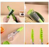 Éplucheur manuel en plastique de type rangement, pour pommes et légumes, à usage domestique