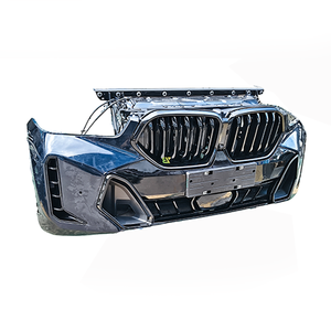 Set Completo Paraurti Anteriore G06 per <span class=keywords><strong>BMW</strong></span> <span class=keywords><strong>X6</strong></span> LCI, Griglia Nera Lucida Stile M Sport, Sostituzione Diretta di Alta Qualità Aftermarket - Product Image 4