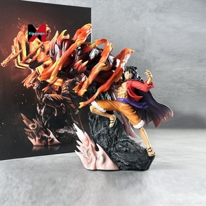 Onigashima Inferno <span class=keywords><strong>Luffy</strong></span> One Pieced GK <span class=keywords><strong>Gear</strong></span> Deuxième Figure Chapeau De Paille Crew Anime Statue Modèle Collection Affichage Cadeau Décor - Product Image 1