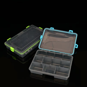 Boîte de rangement étanche pour matériel de pêche avec séparateurs ajustables, étui transparent en plastique pour leurres, organisateur d'accessoires, vente en gros - Product Image 6