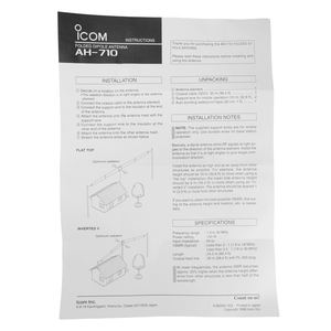 ANTENA DIPOLO PLEGABLE AH-710 AH710 Para 1.9-30 MHz - Product Image 5