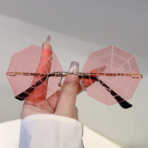 Nuovi <span class=keywords><strong>Occhiali</strong></span> da <span class=keywords><strong>Sole</strong></span> Senza Montatura a Ragnatela con Protezione UV400, Divertenti <span class=keywords><strong>Occhiali</strong></span> per Feste, Spettacoli Teatrali ed Eventi in Costume - Product Image 6