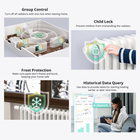 Katup Radiator Termostatik Cerdas SONOFF Zigbee TRV TRVZB untuk Kontrol Suhu Pemanas Rumah, Kompatibel dengan Alexa Google Home