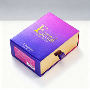 Custom Luxury Perfume Cosmetics Packaging Box Oil Skin <strong>Care</strong> Drawer Box Rigid Cardboard <strong>Package</strong> With Logo Paper Gift Box - Product Image 4