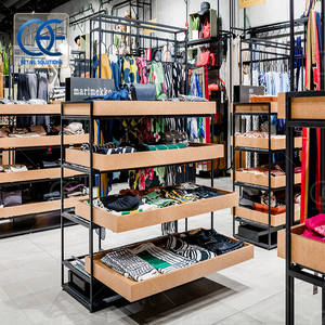 Negozio di articoli sportivi decorazione negozio di abbigliamento femminile Rack espositore appendiabiti mobili per negozio di abbigliamento - Product Image 2