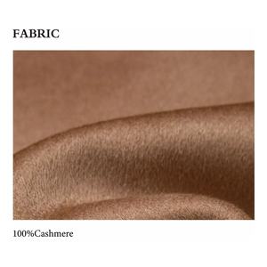 2025 Classique Femmes <span class=keywords><strong>Long</strong></span> Hiver <span class=keywords><strong>Trench</strong></span> Coat Respirant Cachemire Bouton Décoration - Product Image 3