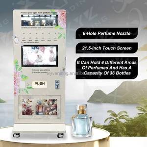 ตู้จำหน่ายน้ำหอมแบบตั้งพื้นพร้อมหน้าจอสัมผัสสำหรับตัวอย่างน้ำหอม - Product Image 3