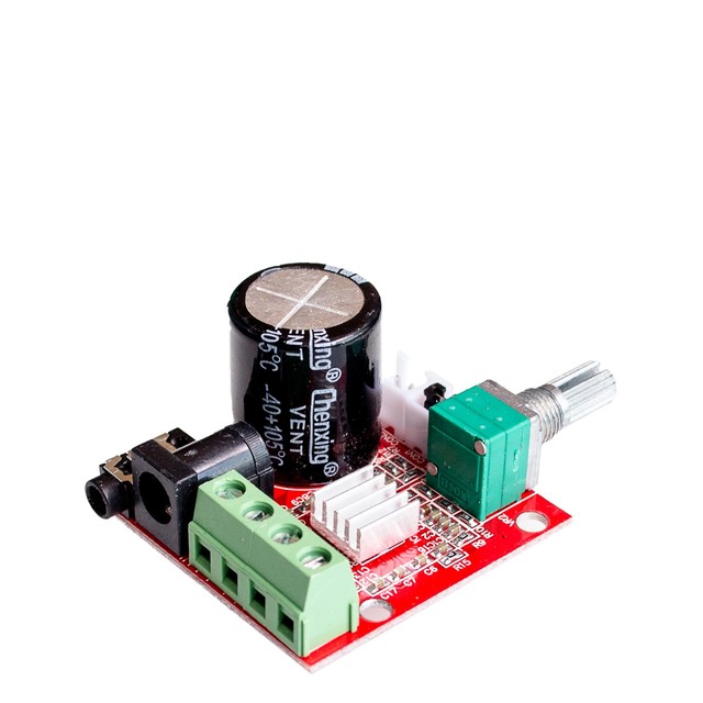 PAM8610 Mini Amplifier Board TDA2030 12V 10W Pure Class D Stereo Amplifier