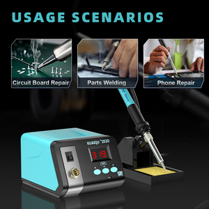 Estación <span class=keywords><strong>de</strong></span> Soldadura KUAIQU 203D 75W, Soldador Electrónico, Herramientas <span class=keywords><strong>de</strong></span> Reparación <span class=keywords><strong>de</strong></span> Soldadura, Retrabajo SMD, <span class=keywords><strong>Calor</strong></span> <span class=keywords><strong>para</strong></span> <span class=keywords><strong>Celulares</strong></span>, BGA, IC - Product Image 4