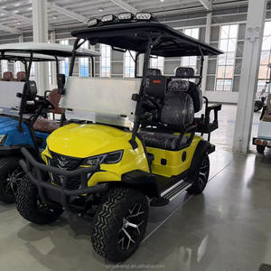 4 Seater Electric Golf <strong>Cart</strong> with Front Bumper &amp; Leather Seats Utility Golf Buggy - Product Image 3