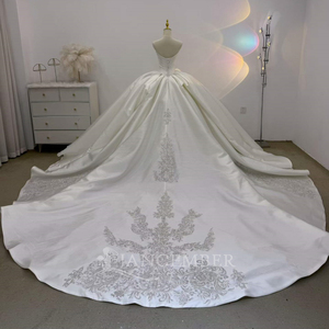 Lsjj142 Vintage Bridal Ball Gown Off Shoulder Wedding Dresses Sweep Train <b>Bride</b> Gowns Made Jancember - Product Image 5