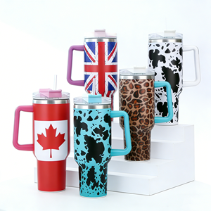 Vaso Personalizado con Logotipo, 20oz 30oz 40oz, con Tapa y Pajita, Grabado Láser, Estampado de Leopardo, Brillo, Vaso, <span class=keywords><strong>Taza</strong></span>, Copo, Bandera - Product Image 1