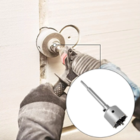 Kit de scie cloche pour béton SDS Plus Shank Foret en carbure de tungstène 30 40 50 65mm avec tige de 300mm pour le forage de la pierre de ciment mural