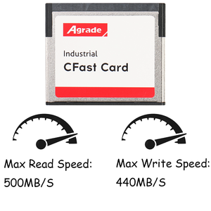 การ์ด Cfast 120GB Cfast 2.0 พร้อมการรับประกัน 3 ปี  SSD อุตสาหกรรม SATA แบบ OEM ODM ความเร็วในการอ่าน 500MB/s การเขียน 440MB/s ความเร็วสูง - Product Image 2