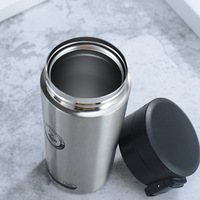 380ML 500ML acier inoxydable 304 vide Double couche thermos tasses rebondir Portable tasse à café couvercle rabattable tasse à café thermos infuseur