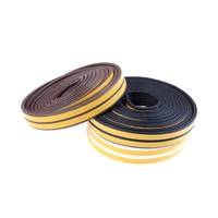 Bande d'étanchéité en caoutchouc EPDM auto-adhésive en forme de DPEI pour portes en bois