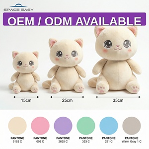 2026 El Mejor Peluche de Gatito Sentado Personalizado, Adorable Juguete de Felpa Suave de Terciopelo, Muñeco de Gato para Regalos Infantiles, Proveedor de Fábrica OEM ODM - Product Image 3