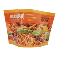 Bolsas personalizadas para horno de pollo asado en caliente para microondas, embalaje de pavo de plástico con tipo de soporte de diseño libre con logotipo personalizado