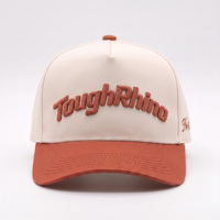 Casquette de baseball personnalisée, bicolore, couleur douce, avec broderie de lettres 3D, visière incurvée, casquette décontractée pour l'extérieur, fournisseur en gros