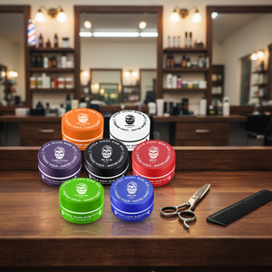 Cera para Peinar el Cabello Orgánica de 150 ml en Botella de Plástico, Gel en Crema a Base de Agua para Hombres - Product Image 1