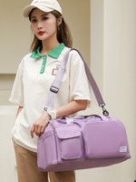 Sac de sport et de voyage en PU imperméable, multi-poches, avec fermeture éclair, 30L 40L, personnalisable en gros, avec sangle réglable et amovible