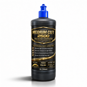 Compuesto de Pulido GRAPHONEX MEDIUM CUT 2500, Óxido de Aluminio, Fórmula Baja en Polvo para Corrección Profesional de Pintura, Arañazos Superficiales - Product Image 1
