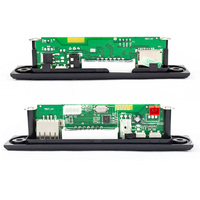Placa decodificadora de MP3 con aplicación de enlace AB de 12V, pantalla a Color, grabación USB, llamada, Radio FM, música Digital, FLAC/WAV para altavoz de coche