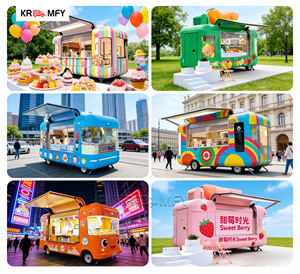 Remolque de Comida Móvil de Acero Inoxidable Totalmente Equipado con Equipo de Cocina Personalizado para Aperitivos y Papas Fritas - Product Image 4