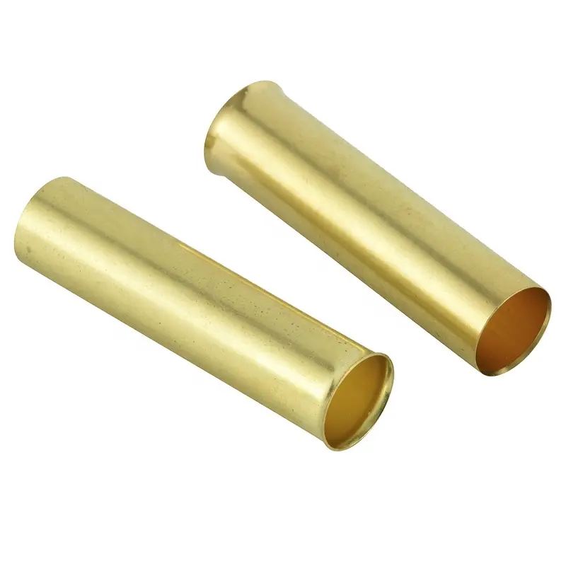 C27000 Brass Round Tube, 300mm Length 10mm OD 0.2mm Wall Thickness, Seamless Straight Pipe Tubing