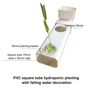 100*50 100*100 NFT <span class=keywords><strong>PVC</strong></span> canales de plantación tubos sistemas de cultivo <span class=keywords><strong>en</strong></span> <span class=keywords><strong>invernadero</strong></span> canal hidropónico tubos sistema de cultivo - Product Image 2