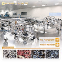 Ligne de production d'engrais liquide hydrosoluble à base de protéines de poisson par hydrolyse acide