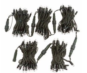 IWhite Outdoor 10m 100 LED Alambre de goma luces de cadena IP65 LUZ DE Navidad Cable de goma Luz de cadena comercial - Product Image 3