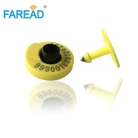 Etiqueta de Oreja RFID Reutilizable ISO11784/5 FDX-B de 30 mm para Animales, 134.2KHz, Etiqueta de Oreja para Vacas, TPU, Gestión de Ganado, EID